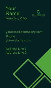 Digital Generic Company Business Card Design