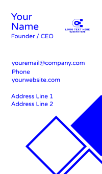 Startup 3d Letter E Business Card Design