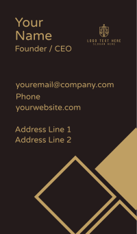 Justice Scale Pillar Business Card Design