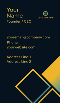 People Organization Management Business Card Design