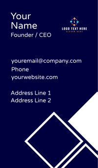 People Community Wellness Business Card Design