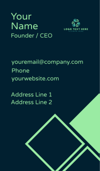 Community People Organization Business Card Design