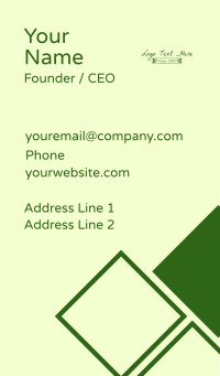 Handwriting  Script Wordmark Business Card Design