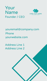 Creative Wave Business Business Card Design