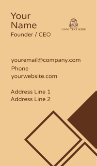 Classic Tailor Safety Pin Business Card Design