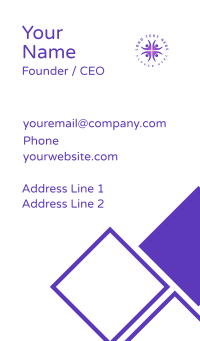 People Community Foundation Business Card Design