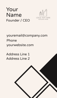 Vape Factory Building  Business Card Design