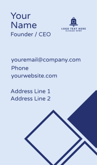 Bell Letter B  Business Card Design