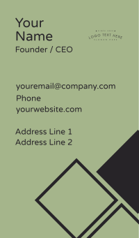 Star Generic Wordmark Business Card Design