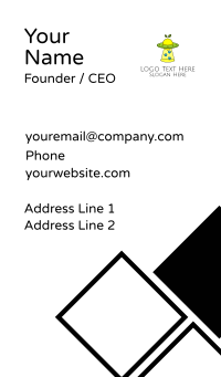 Lemonade UFO Business Card Design