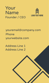 Tribal Arrow Pencil  Business Card Design