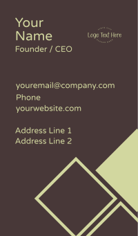 Fun Handwritten Wordmark Business Card Design