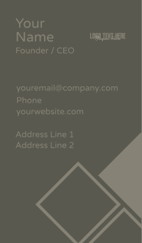 Stylish Business Wordmark Business Card Design