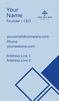 Arrow Business Letter T Business Card Design