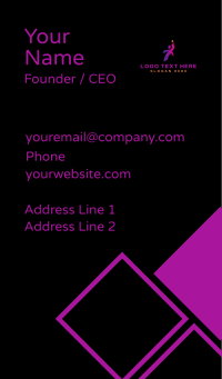 People Star Leadership Business Card Design