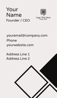 Camera Document Chat Business Card Design