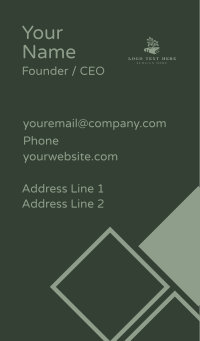 Academic Learning Tree Business Card Design