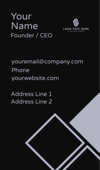 Creative Company Letter S Business Card Design