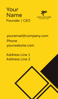 Organic Bumblebee Hive Business Card Design