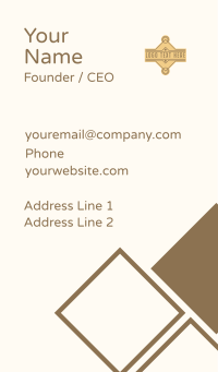 Generic Company Brand Business Card Design