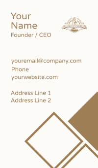 King Monarch Castle Business Card Design