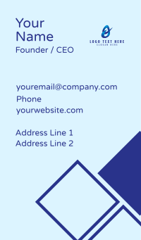 3D Letter O  Business Card Design