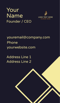 Accounting Financing Business Card Design