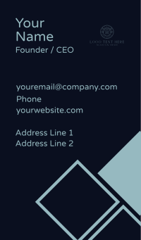 Luxury Crown Company Business Card Design