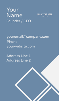 Business Corporate Wordmark Business Card Design