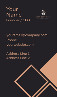 Deluxe Chair Furniture Business Card | BrandCrowd Business Card Maker