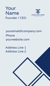 Elegant Professional Startup Letter EE Business Card Design