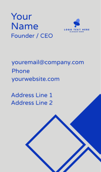 Notification Mobile App Business Card Design