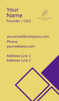 Fly Wing Sneaker Business Card Design