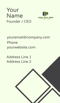 Savings Money Vault Business Card Design