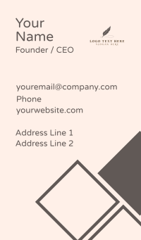 Blog Writer Stationery Business Card Design