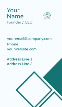 Community People Volunteer Business Card Design