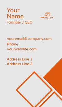 Corporate Business Letter G Business Card Design