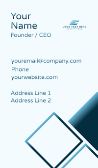 Agency Company Letter E Business Card Design