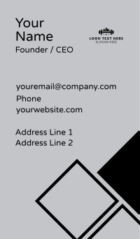 Dumbbell Mountain Star Business Card Design