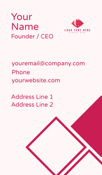 Diamond Gemstone Letter C Business Card Design