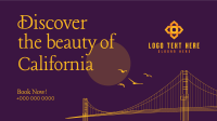 Golden Gate Bridge Facebook Event Cover Design