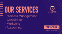 Business Services Facebook Event Cover Design