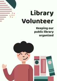 Public Library Volunteer Poster Image Preview