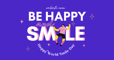 Be Happy And Smile Facebook ad Image Preview