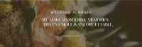Wedding Planner Bouquet Twitter Header Design