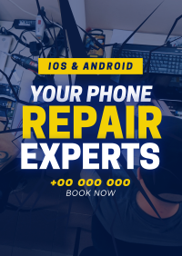 Phone Repair Experts Poster Design