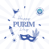 Purim Celebration Linkedin Post Image Preview