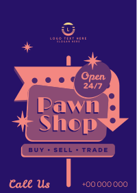 Pawn Shop Sign Flyer Design