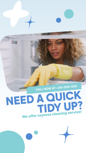 Quick Cleaning Service Instagram story Image Preview