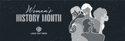 Women's History Month March Twitter Header Image Preview